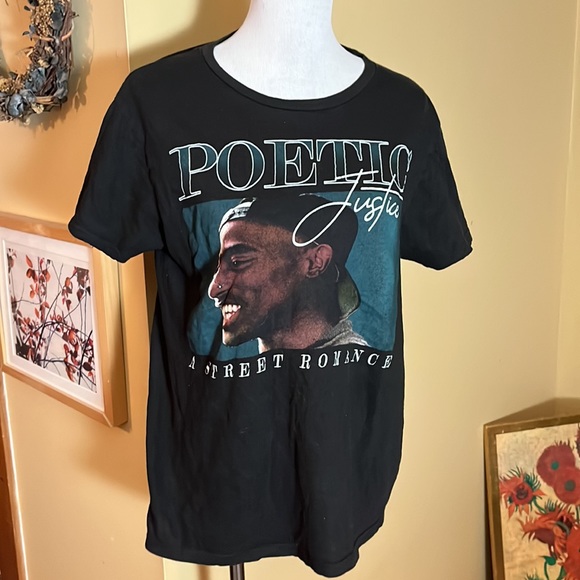 Vintage Other - Vintage POETIC JUSTICE A Street Romance
Size Large Tee Shirt WillTees USA
Tupac
